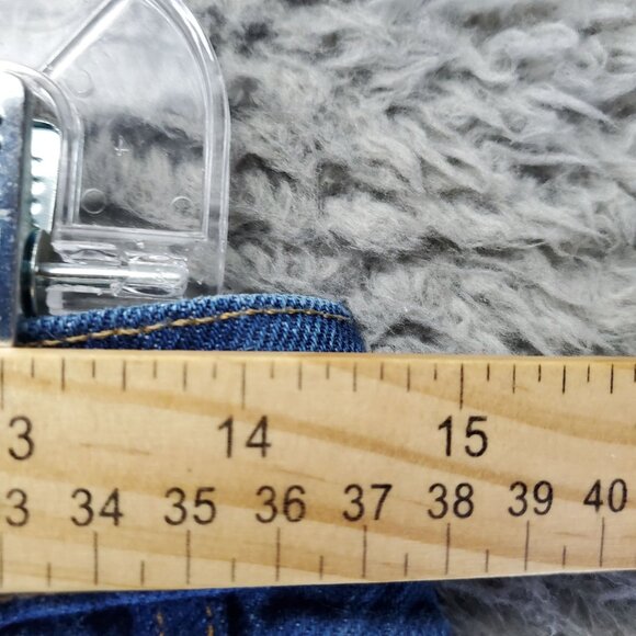 Hunt Club Jeans Womens 12 Blue Straight-Leg High-Rise Vintage Denim *Read* - Picture 4 of 10